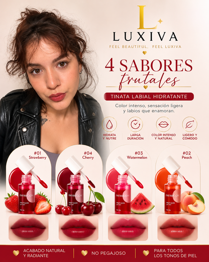 Fruit Glow Lip Tint Set -4 Hydrating & Long Lasting Shades